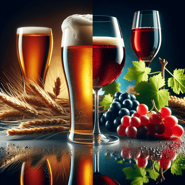 Prost aufs Genießen: Ein Vergleich zwischen Bier und Wein